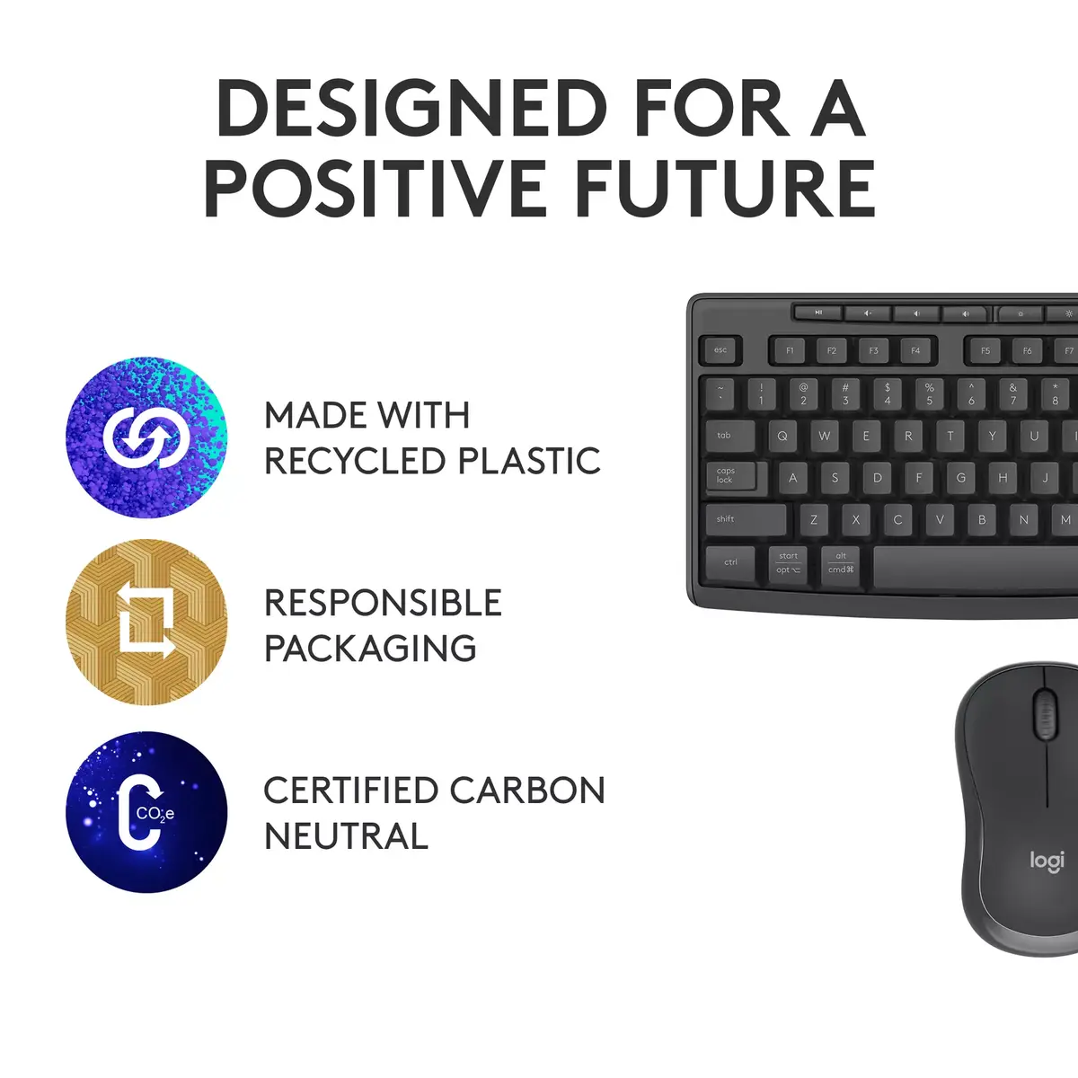 Logitech MK370 Combo Bezvadu tastatūra un pele Photo 12