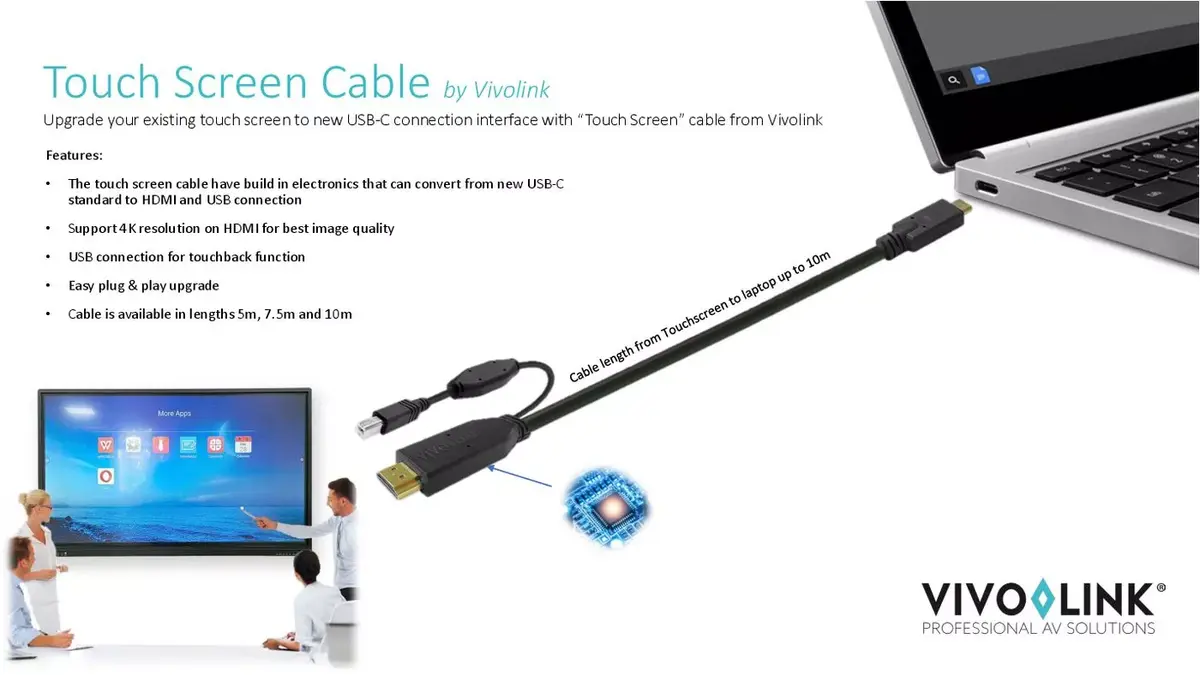 USB Cable Vivolink PROUSBCHDMIUSBB7.5 Photo 2