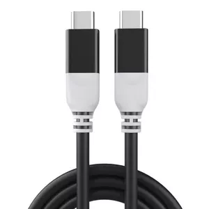 USB-C kabelis San Guan CA914135 3 m 100W PD USB4, melns