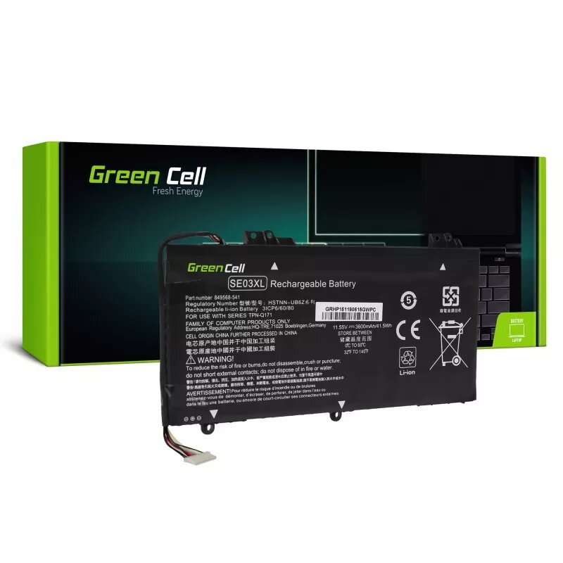 Klēpjdatora akumulators Green Cell HP151 Litija