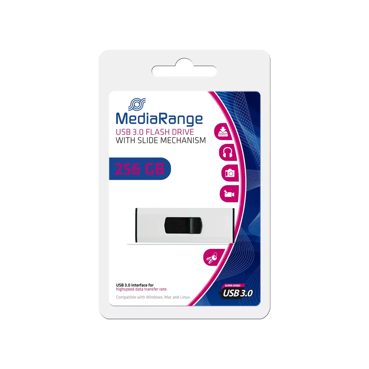 USB zibatmiņa MediaRange 256 GB MR919 Photo 2