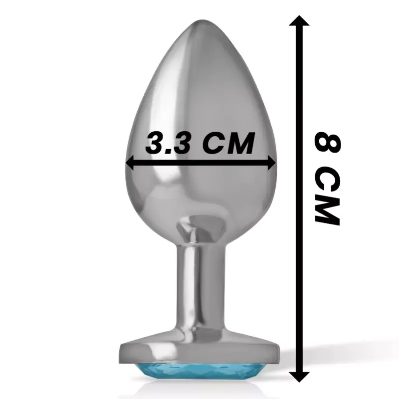 Анальная пробка INTENSE Aluminum Metal, размер M Photo 5