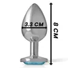 Анальная пробка INTENSE Aluminum Metal, размер M Photo 5