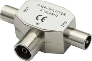 Deltaco R00150039 coaxial cable IEC Silver