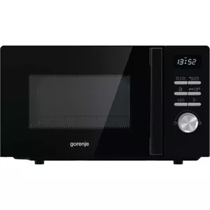 Kombinētā mikroviļņu krāsns Gorenje MO20A4BH — 20 L, 800 W, melna, 5 jaudas līmeņi