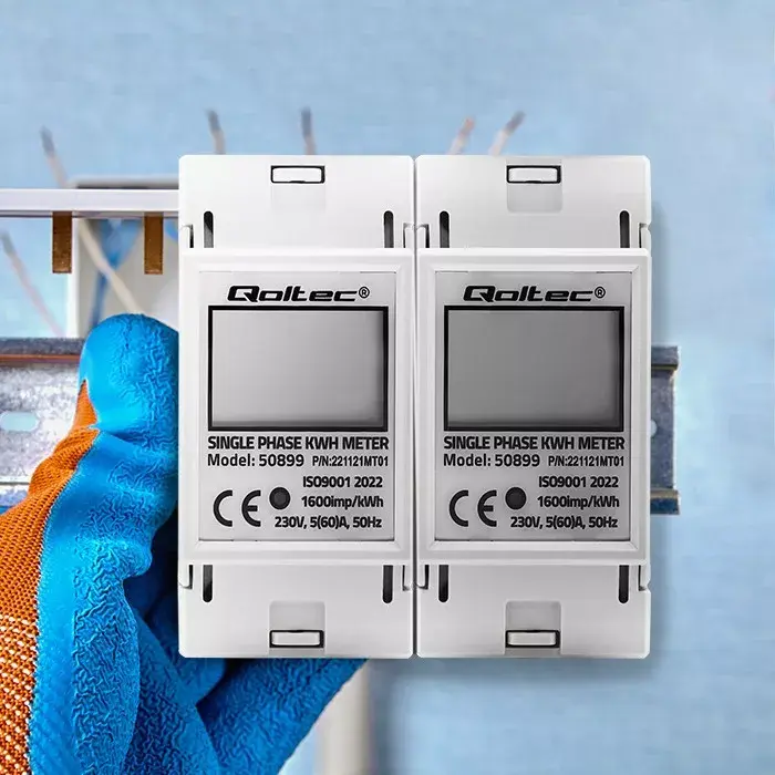 QOLTEC 50899 vienfāzes skaitītājs 230 V Photo 2