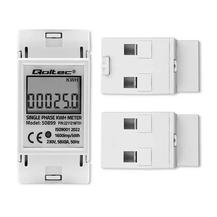 QOLTEC 50899 vienfāzes skaitītājs 230 V Photo 5
