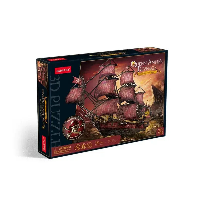3D-пазл cubicfun Queen Anne's Revenge 306-T4040H Photo 2
