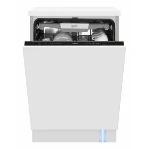 Built-in Dishwasher AMICA DIM66B7EBONiH — full-size 60 cm, 13 place settings, 49 dB, Energy class B, floor indicator light
