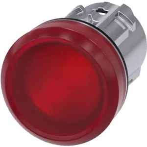 Siemens SIRIUS ACT 3SU1051-6AA20-0AA0 Flat Indicator Light Head, Red, 22mm