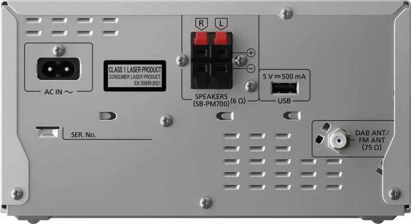 Микросистема Panasonic SC-PM704EG-S Photo 4