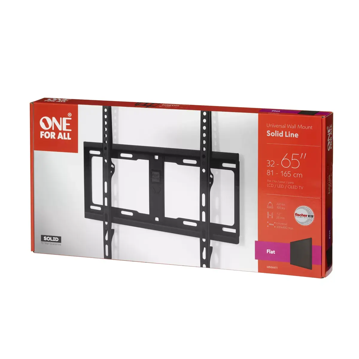 TV sienas stiprinājums One For All Solid 165.1 cm 65" Photo 3