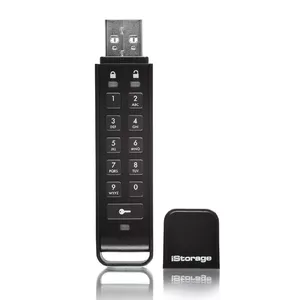 iStorage datAshur Personal2 USB zibatmiņa 8 GB USB Type-A 3.2 Gen 1 (3.1 Gen 1) Melns