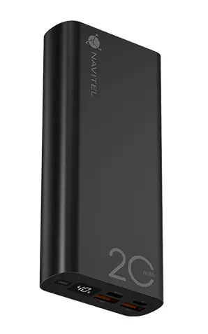 Portatīvais akumulators Navitel PWR20 AL BLACK