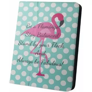 Tablet case iLike Flamingo and dots for 9–10 inch tablets