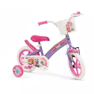 Детский велосипед 12" Paw Patrol фиолетовый 1180 девочка TOIMSA