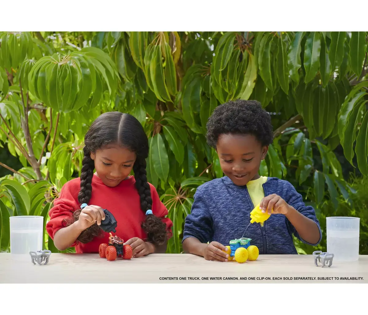 MATTEL Hot Wheels Monster Trucks Color Reveal Water Blaster Photo 6