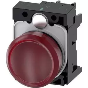 Светосигнальный индикатор Siemens SIRIUS ACT 3SU1102-6AA20-1AA0, плоский, красный, 24В AC/DC