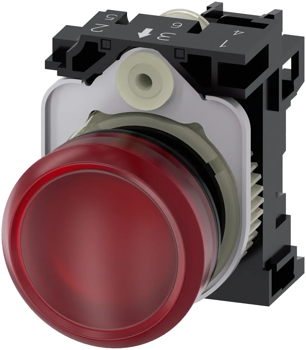Siemens SIRIUS ACT 3SU1102-6AA20-1AA0 Sarkana LED