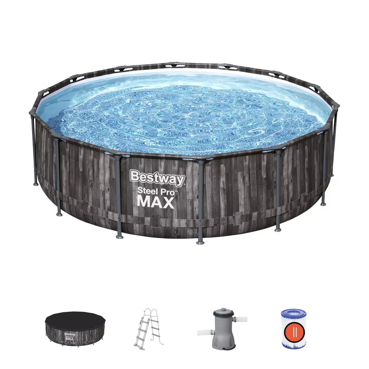 Framed Pool Bestway Steel Pro MAX 14' x 42" Photo 12