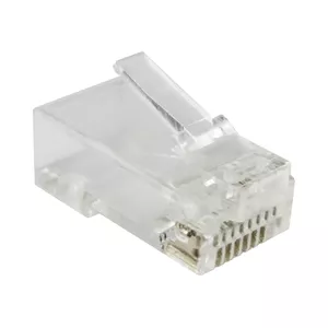 Разъём RJ-45 штекер Alantec WT117, Cat6 U/UTP, прямой, прозрачный, упаковка 100 шт.