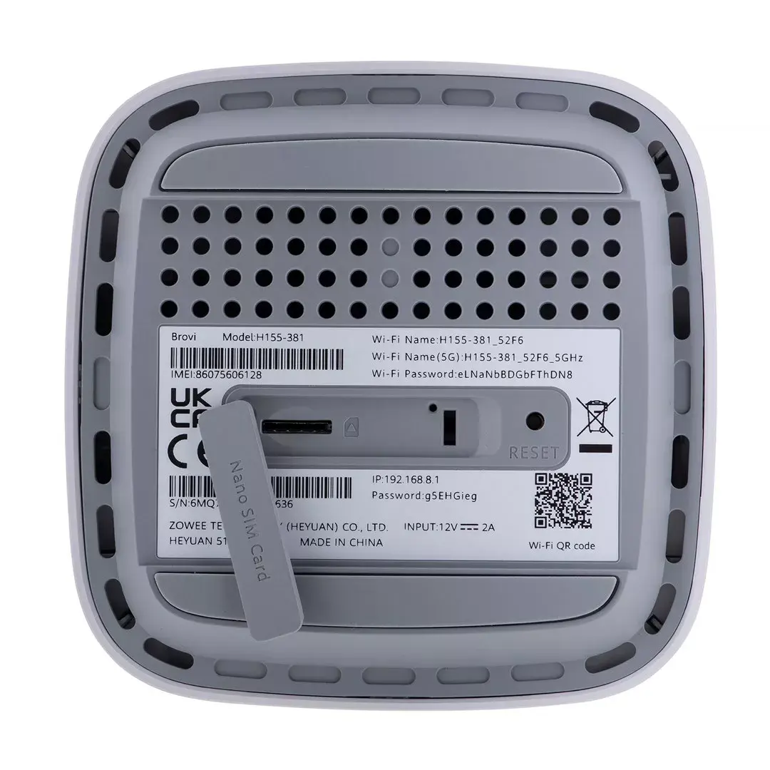 5G CPE Router Brovi H155-381 Wi‑Fi 6 Dual‑Band Photo 7