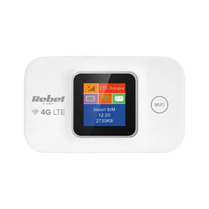 Portable wireless router Rebel RB-0701 Single-band 2.4 GHz Wi‑Fi 4 (802.11n), LTE, microSD, battery-powered