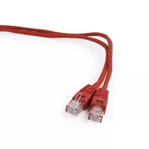 Networking Cable Gembird PP12-1M/R RJ-45 Cat5e 1m Red
