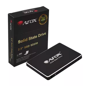 2.5" SATA III SSD AFOX SD250-512GN, 512 GB, TLC, Read 500 MB/s, Write 450 MB/s