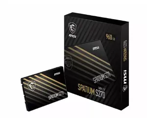 2.5" SATA III SSD MSI SPATIUM S270 240GB — 3D NAND, 6 Gbit/с, 400 МБ/с