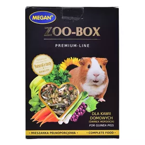 Корм для морских свинок MEGAN Zoo-Box 550 г — полноценный гранулированный корм для домашних кавий