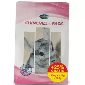 MEGAN Chinchilla Pack - barība šinšillām - 500 + 125 g