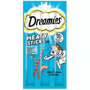 DREAMIES Meaty Sticks Salmon - našķi kaķiem - 30 g
