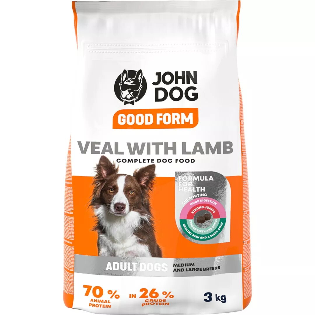 Sausais barības produkts suņiem John Dog