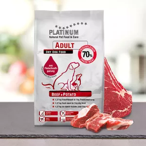 Platinum Adult Beef + Potato 5 kg Pieaudzis suns Liellopu gaļa, Kartupelis
