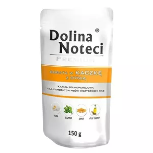 DOLINA NOTECI PREMIUM Mitrā barība suņiem Pīle ar ķirbi 150 g