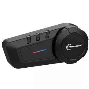 Мото-гарнитура Bluetooth FreedConn KY-PRO SINGLE — Bluetooth 5.1, 10 м (1 000 м межком), FM, 11 ч разговора, 570 мА·ч, Micro-USB, шумоподавление