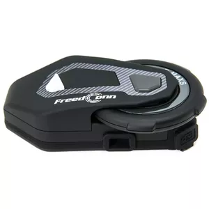 Austiņu komplekts FreedConn T-MAX S V4 PRO SINGLE — Bluetooth 5.1, interkoms līdz 1000 m, FM radio, 11 h sarunu laiks, LiPo 500 mAh