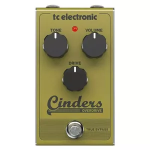 Guitar overdrive pedal TC Electronic Cinders Overdrive - compact stompbox, analog-style drive