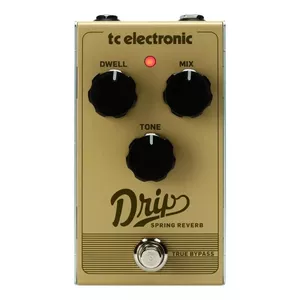 Guitar effect pedal TC Electronic Drip Spring Reverb — compact design, true bypass