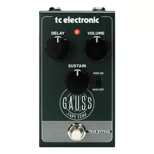 Guitar effect TC Electronic Gauss Tape Echo analog delay with modulation