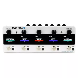 Ģitāras multiefekts TC Electronic Plethora X5 — 5 efektu sloti, pielāgojami preseti