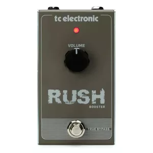 Ģitāras efekts TC Electronic Rush Booster 34000101 – pastiprinājuma pedālis elektriskajai ģitārai