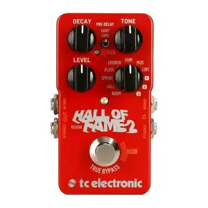 Guitar Reverb Pedal TC Electronic Hall of Fame 2 – compact design, true bypass