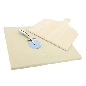 Electrolux E9OHPS1 Round Baking Stone in Sand with Wood Baking Peel