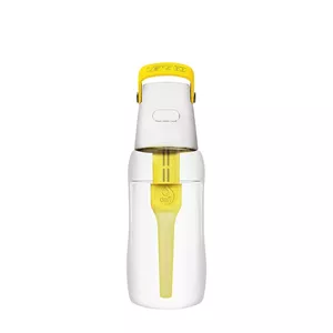 dafi SOLID 0.5 l water bottle with replaceable filter cartridge (lemon) - portable filtered bottle