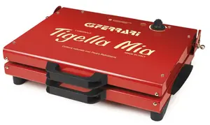 Sandwich maker G3FERRARI G10025 — 1200 W, red, capacity 8 sandwiches, dimensions 460×390×120 mm