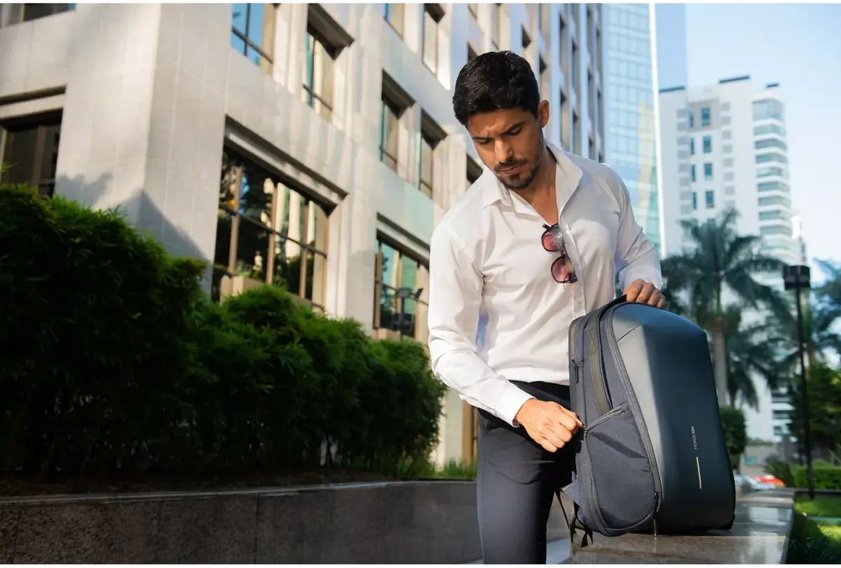 XDDESIGN Bizz Navy laptop backpack P705.935 Photo 15