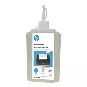Shredder lubricating oil HP 9131 120 ml bottle with applicator, transparent