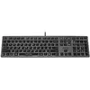 A4Tech FX60H vadu apgaismota pilna izmēra tastatūra Photo 2